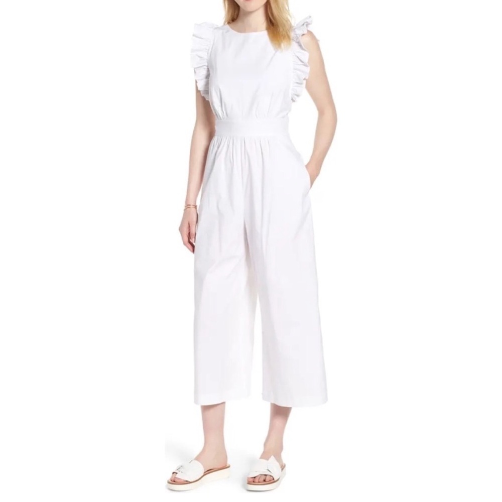 1901 White Jumpsuit - Size 8